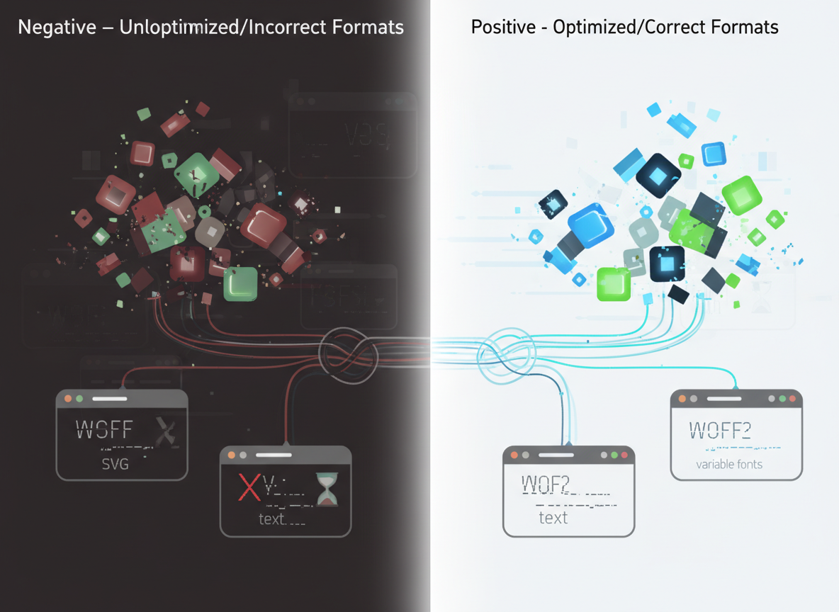 Web Font Optimizasyonu ve Performans Etkisi: Doğru Formatı Seçmek